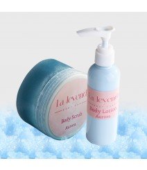 Set of Body Lotion & Scrub Aurora